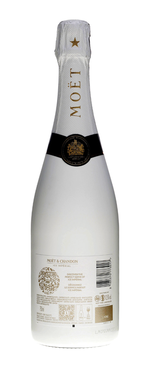 Moet Chandon Ice Imperial Champagner mit 0,75 Liter und 12 % Vol.